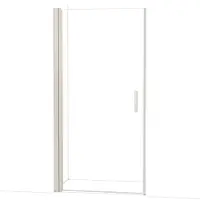 Maxaro Diamond Douchedeur | 100 cm Rvs Helder glas Draaideur