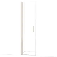 Maxaro Diamond Douchedeur | 40 cm Rvs Helder glas Draaideur
