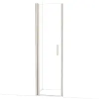 Maxaro Diamond Douchedeur | 50 cm Rvs Helder glas Draaideur