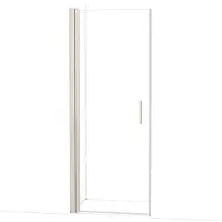 Maxaro Diamond Douchedeur | 80 cm Rvs Helder glas Draaideur