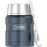 Thermos Stainless King Voedseldrager - Ice Grey Polished - 470ml