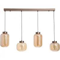 Searchlight Design hanglamp Lille met amber glas