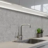 KitchenYeah Keuken achterwand 500x80 cm - Spatscherm zelfklevend Beton - Oud - Patroon - Muurbeschermer - Spatwand fornuis