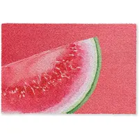 MuchoWow Deurmat 90x60 cm - Droogloopmat Watermeloen - Rood - Zomers - Mat voor binnen - Schoonloopmat - Deurmatten met print - Inloopmat