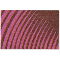 MuchoWow Deurmat 90x60 cm - Droogloopmat Lijnen - Rood - Beweging - Mat voor binnen - Schoonloopmat - Deurmatten met print - Inloopmat