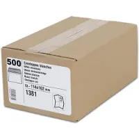 GPV Enveloppen DL 110 x 220 mm, wit, met venster