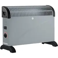 Auronic Elektrische Convectorkachel - 750/1250/2000 Watt - Verstelbare Thermostaat - Verwarming - Grijs