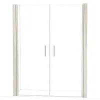 Maxaro Diamond Douchedeur | 170 cm Rvs Helder glas Pendeldeur