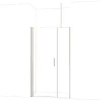 Maxaro Diamond Douchedeur | 120 cm Rvs Helder glas Draaideur