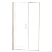 Maxaro Diamond Douchedeur | 120 cm Rvs Helder glas Draaideur