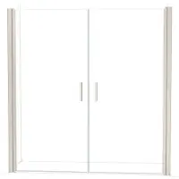 Maxaro Diamond Douchedeur | 200 cm Rvs Helder glas Pendeldeur