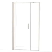 Maxaro Diamond Douchedeur | 120 cm Rvs Helder glas Draaideur