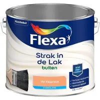 Flexa - Strak In De Lak Buitenlak Zijdeglans - Vol Klaproos - Mengverf - 2,5 L