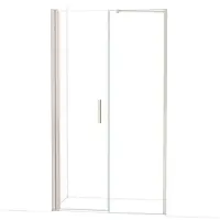 Maxaro Diamond Douchedeur | 120 cm Rvs Helder glas Draaideur