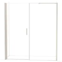 Maxaro Diamond Douchedeur | 190 cm Rvs Helder glas Draaideur