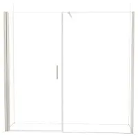 Maxaro Diamond Douchedeur | 220 cm Rvs Helder glas Draaideur
