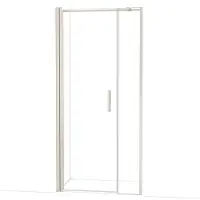 Maxaro Diamond Douchedeur | 100 cm Rvs Helder glas Draaideur