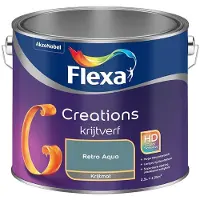 Flexa - Creations Muurverf Krijt - Retro Aqua - Mengverf - 2,5 L