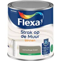 Flexa - Strak Op De Muur Binnen Mat - Camouflage Green - Mengverf - 1 L