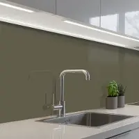 KitchenYeah Keuken achterwand 300x80 cm - Spatscherm zelfklevend Grijs - Warm - Herfst - Muurbeschermer - Spatwand fornuis