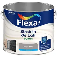 Flexa - Strak In De Lak Buitenlak Zijdeglans - Taupe Twist - Mengverf - 2,5 L