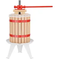 Borg 18 liter Fruitpers - Appelpers - Vruchtenpers - Incl. doek - Wijnpers - Ciderpers - Pers