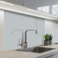 KitchenYeah Keuken achterwand 100x80 cm - Spatscherm zelfklevend Interieur - Grijs - Licht - Muurbeschermer - Spatwand fornuis