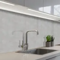 KitchenYeah Keuken achterwand 150x80 cm - Spatscherm zelfklevend Steen - Patronen - Beton print - Muurbeschermer - Spatwand fornuis