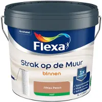 Flexa - Strak Op De Muur Binnen Mat - Fifties Peach - Mengverf - 5 L