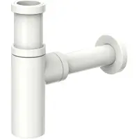 Xenz Pure - Designsifon rond wit mat