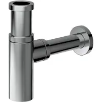Xenz Pure - Designsifon rond chroom