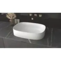 Xenz Fleur solid surface wastafel 55x47,5 mat wit