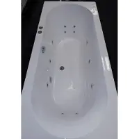 Sanindusa Urby bubbelbad met WP2 systeem 180x80 wit