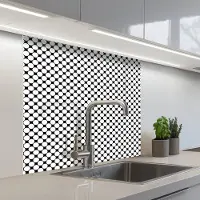 KitchenYeah Keuken achterwand 80x80 cm - Spatscherm zelfklevend Patroon - Lijn - Design - Kleur - Muurbeschermer - Spatwand fornuis
