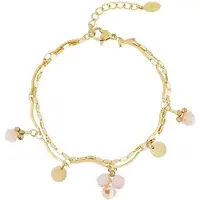 Yehwang Blue beads Bracelet Goudkleur