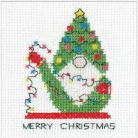 Heritage Crafts BORDUURPAKKET KAART - GONK CARD - CHRISTMAS LIGHT -