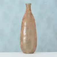 Boltze Vaas - Glas - Hoog 73cm - Ø 23cm - XL - bruin - 100% Recycled glas en handmade