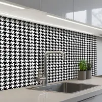 KitchenYeah Keuken achterwand 100x60 cm - Spatscherm zelfklevend Geometrie - Patronen - Abstract - Muurbeschermer - Spatwand fornuis
