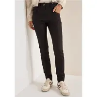 Cecil Dames Broek in lederlook - Bruin - 34