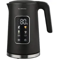AoraKitchen Waterkoker - LED Touchscreen - Instelbare Temperatuurregeling - Waterkokers - 1.7L - Elektrisch - Cool Touch - Zwart