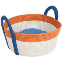 COOCKOO mand BINGE voor katten 44x44x20cm oranje/blauw