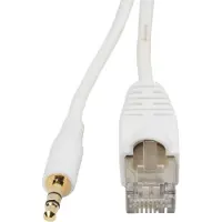 BOSSCOM RJ45 - 3,5mm Jack kabel voor B&O | wit | 15 meter