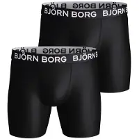 Björn Borg Sports Microfiber Boxers 2-pack Zwart | Maat: XS