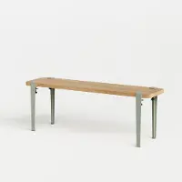 TIPTOE Duke Bank Eucalyptus Grey | Solid Oak