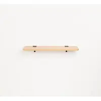 TIPTOE Bracket Wandplank Graphite Black | 90x20cm | Solid Oak