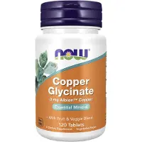 Now Koperglycinaat (120 Tabletten) - mineralen - mineralen