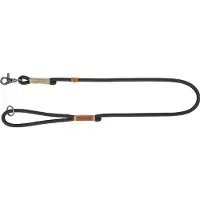Trixie BE NORDIC HONDENRIEM ZWART / ZAND 100X0.8 CM