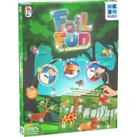 MEGABLEU Foil Fun: De Dierenwereld - Creatief Knutselspel voor Kinderen - Knutselen met Folie en Stickers - Kunstwerkjes Maken zonder Knoeien