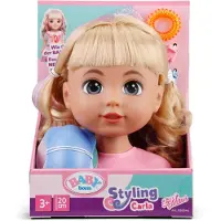Baby Born Styling Hoofd Carla, Hoofd van een pop voor make-up/styling, Vrouwen, 3 jaar en ouder, Jongen/Meisje, Meerdere kleuren