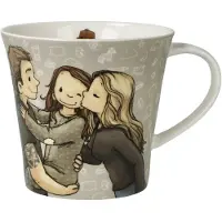Goebel - Anouk | Koffie / Thee Mok Familie | Beker - porselein - 350ml - 2 stuks